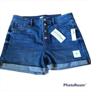 Old Navy High Rise Secret Slim Pockets Shorts size 8